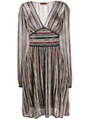 MISSONI STRIPED KNITTED DRESS