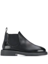 Marsèll Elasticated Panel Platform Sole Ankle Boots In Black