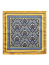 Eton Paisley Silk Pocket Square In Multi