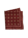 BRUNELLO CUCINELLI Tapestry Print Wool Pocket Square