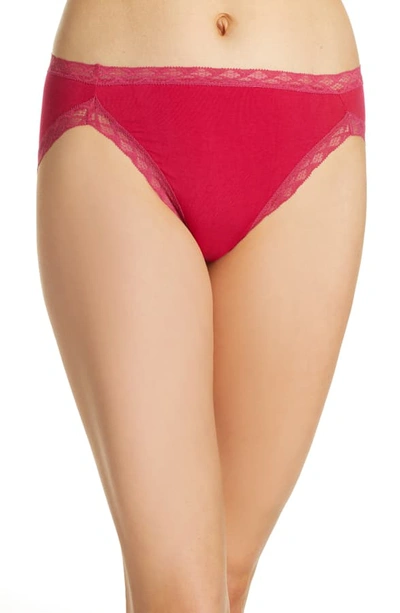 Natori Bliss French Cut Briefs In Vintage Rose