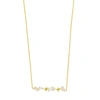 WANDERLUST + CO Kaia Stardust Gold Necklace
