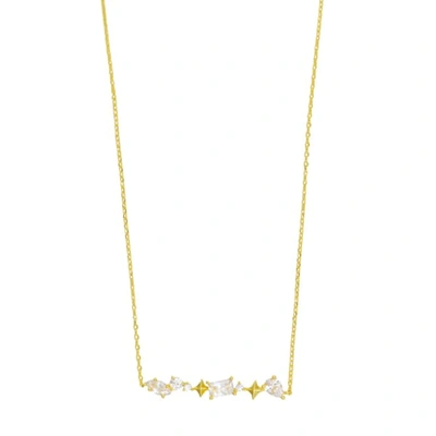 Wanderlust + Co Kaia Stardust Gold Necklace