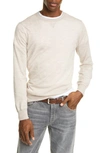 BRUNELLO CUCINELLI WOOL & CASHMERE CREWNECK SWEATER,M2400240-192