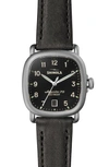 SHINOLA THE GUARDIAN LEATHER STRAP WATCH, 36MM,S0120161935