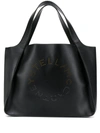 Stella Mccartney Stella Logo Tote In Black