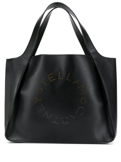 Stella Mccartney Stella Logo Tote In Black