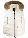 AS65 AS65 HOODED PUFFER COAT - WHITE