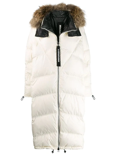 As65 Long Padded Coat - White