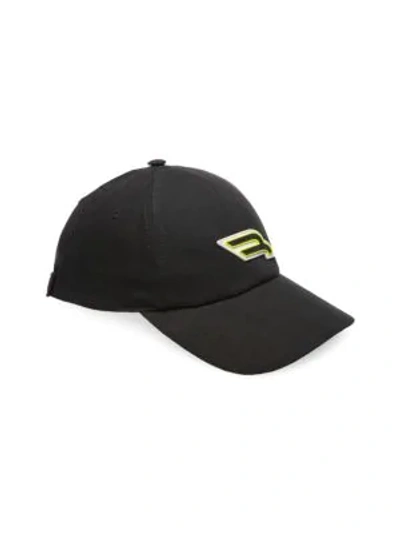 Bally Competition Logo Patch Baseball Cap In Black