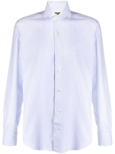 Barba Button Up Shirt In White