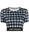 PACO RABANNE LOGO BAND CROP TOP