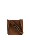 Stella Mccartney Stella Logo Shoulder Bag In Brown