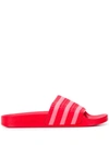 ADIDAS ORIGINALS ADIDAS ADILETTE SLIDES - 红色