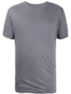 Rick Owens Double Layer T In Grey