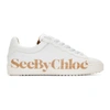 SEE BY CHLOÉ SEE BY CHLOE WHITE ESSIE SNEAKERS