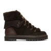 See By Chloé Black Leather Eileen Ankle Boots In B024 Grafit