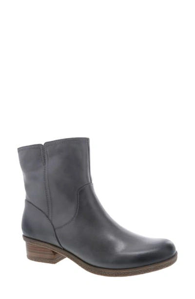 Dansko Bethanie Waterproof Boot In Grey Waterproof Leather