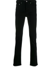 Sandro Slim-fit Five-pockets Trousers In Black