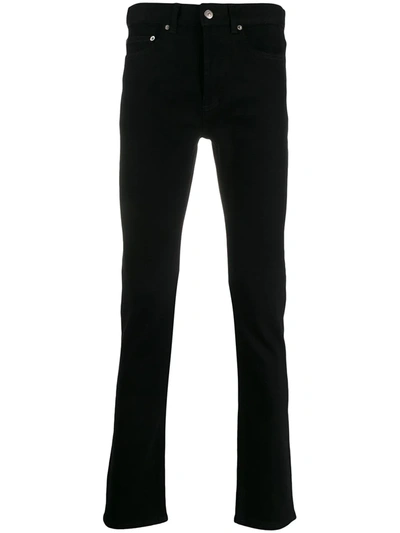 Sandro Slim-fit Five-pockets Trousers In Black