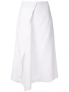 ALCAÇUZ ALCAÇUZ MAFALDA裹身半身裙 - 白色