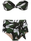 ADRIANA DEGREAS PRINTED HOT PANTS BIKINI SET