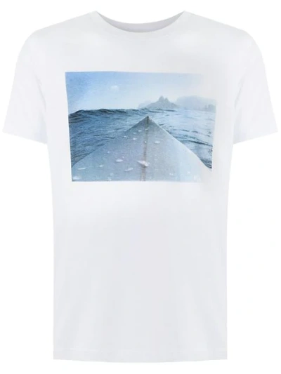 Osklen Stone Vintage Board Print T-shirt In White