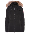 Canada Goose 'chelsea' Slim Fit Down Parka With Genuine Coyote Fur Trim In Black