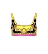 VERSACE PRINTED BIKINI TOP,P00412751