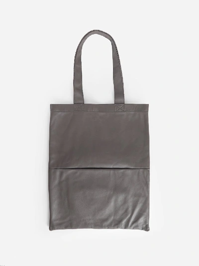 Rick Owens Tote Bags In Grey