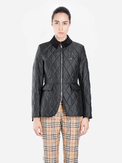 Burberry Jackets In Black