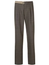 MAISON MARGIELA TAILORED CHECK TROUSERS