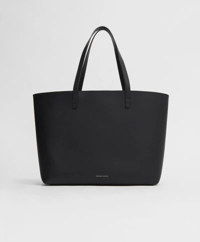 Mansur Gavriel Large Tote In Black/flamma