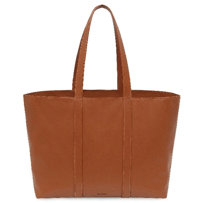 Mansur Gavriel Calf East West Tote In Saddle