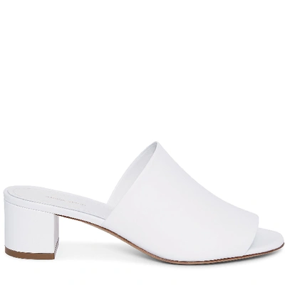 Mansur Gavriel Lamb 40mm Mule In White