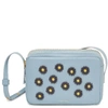 MANSUR GAVRIEL FLORAL EMBELLISHED LAMB DOUBLE ZIP CROSSBODY