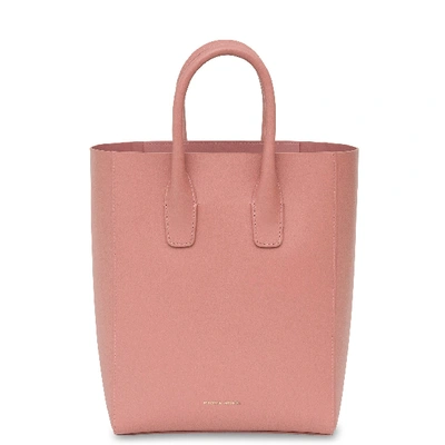 Mansur Gavriel Calf Mini Ns Tote In Blush