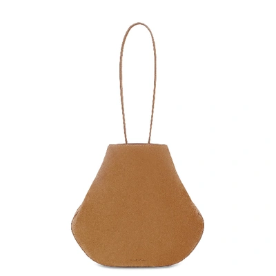 Mansur Gavriel Suede Folded Hobo In Camel