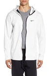Nike Nsw Tech Pack Hd Knit Jacket In Platinum Tint/ Black