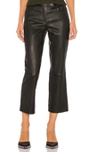 THEORY LEATHER BRISTOL CROP PANT,THEO-WP234