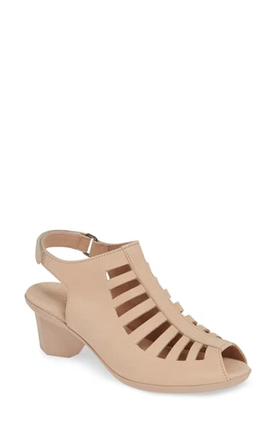 Arche Enexor Sandal In Nude Nubuck