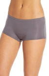 Hanro Soft Touch Boyshort Briefs In Warm Grey