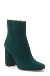 Vince Camuto Dannia Bootie In Green Spruce Suede