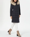 LAUNDRY BY SHELLI SEGAL LAUNDRY BY SHELLI SEGAL FAUX-FUR-TRIM HOODED PUFFER COAT