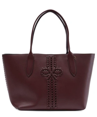 Anya Hindmarch Neeson Leather Shopper In Purple