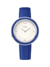 Fendi My Way Stainless Steel & Leather-strap Watch In Two Tone