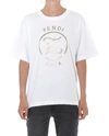 FENDI KARLIGRAPHY LOGO TSHIRT,11051658