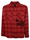 OFF-WHITE BEIGE-OFF CHECKED SHIRT,11051499