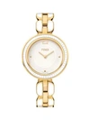 Fendi My Way Goldtone Stainless Steel & Ceramic Bracelet Watch In Two Tone