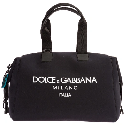 Dolce & Gabbana Palermo Duffle Bag In Nero